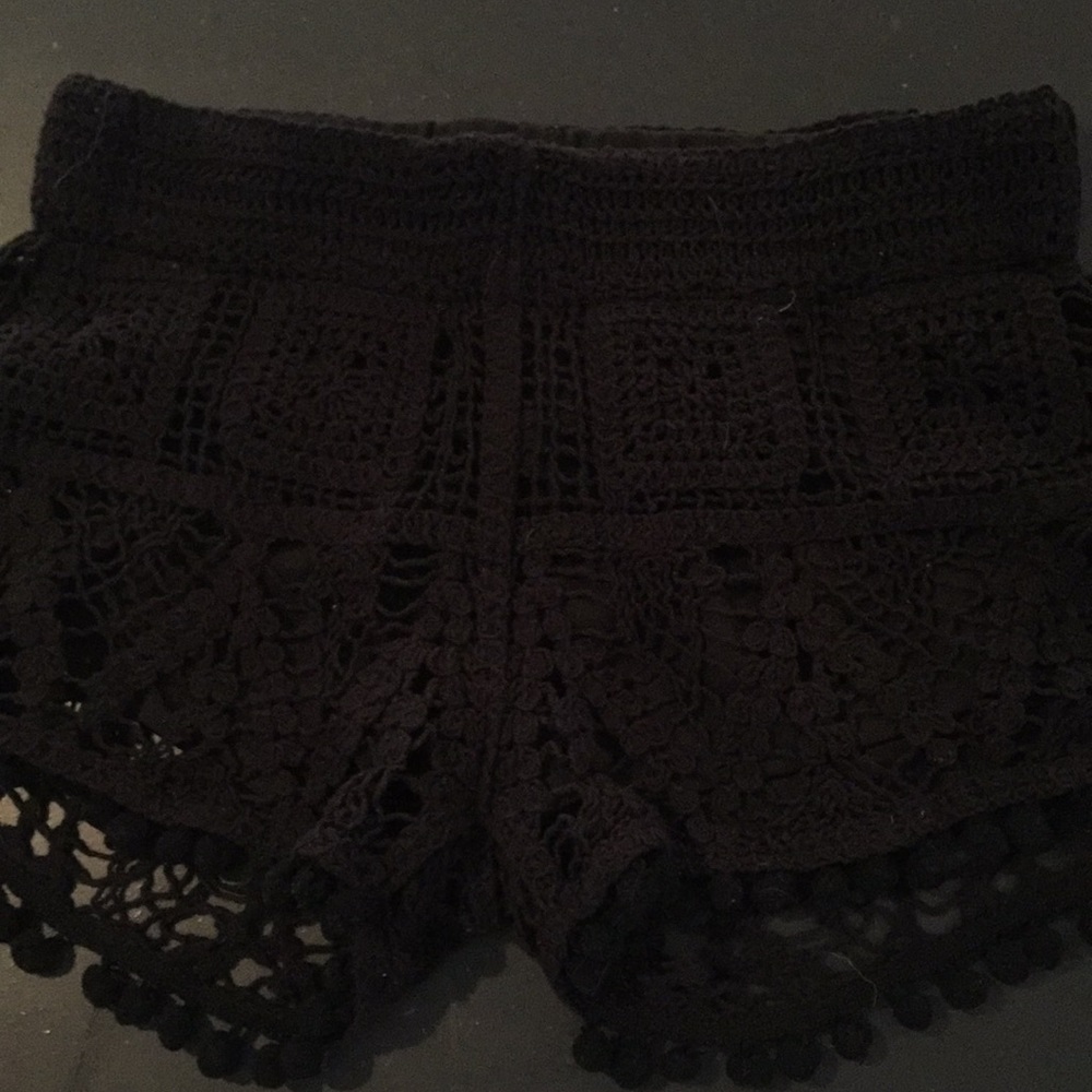 Crochet shorts